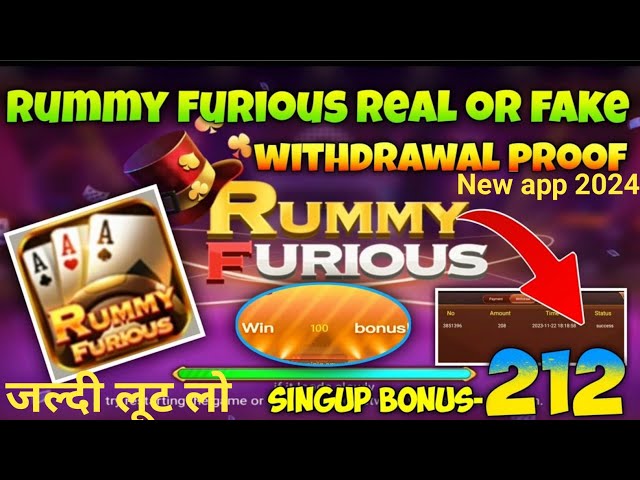 Rummy Furious app preview